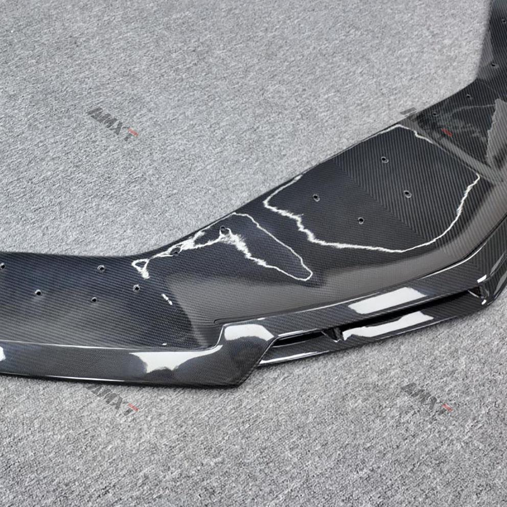 Dry Fiber DUKE Car Front Lip Front Bumper Lip for Lamborghini Revuelto Good Fitment