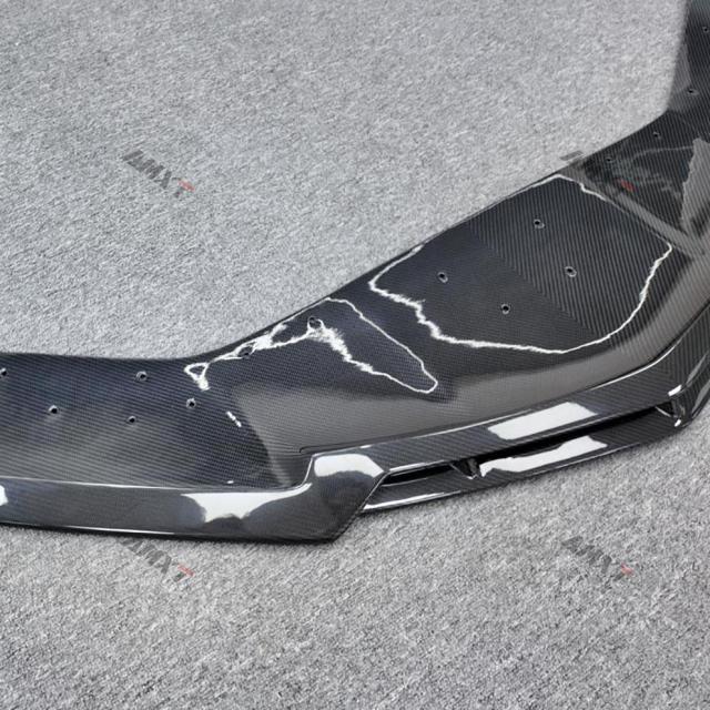 Dry Fiber DUKE Car Front Lip Front Bumper Lip for Lamborghini Revuelto Good Fitment