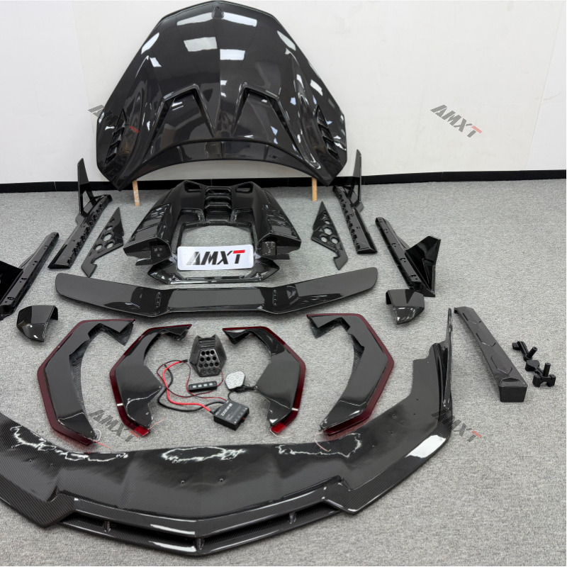 Dry Carbon Fiber Car Duke Body Kits for Lamborghini Revuelto