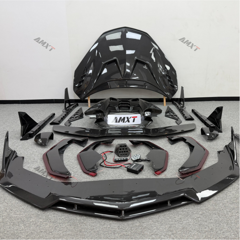 Dry Carbon Fiber Car Duke Body Kits for Lamborghini Revuelto