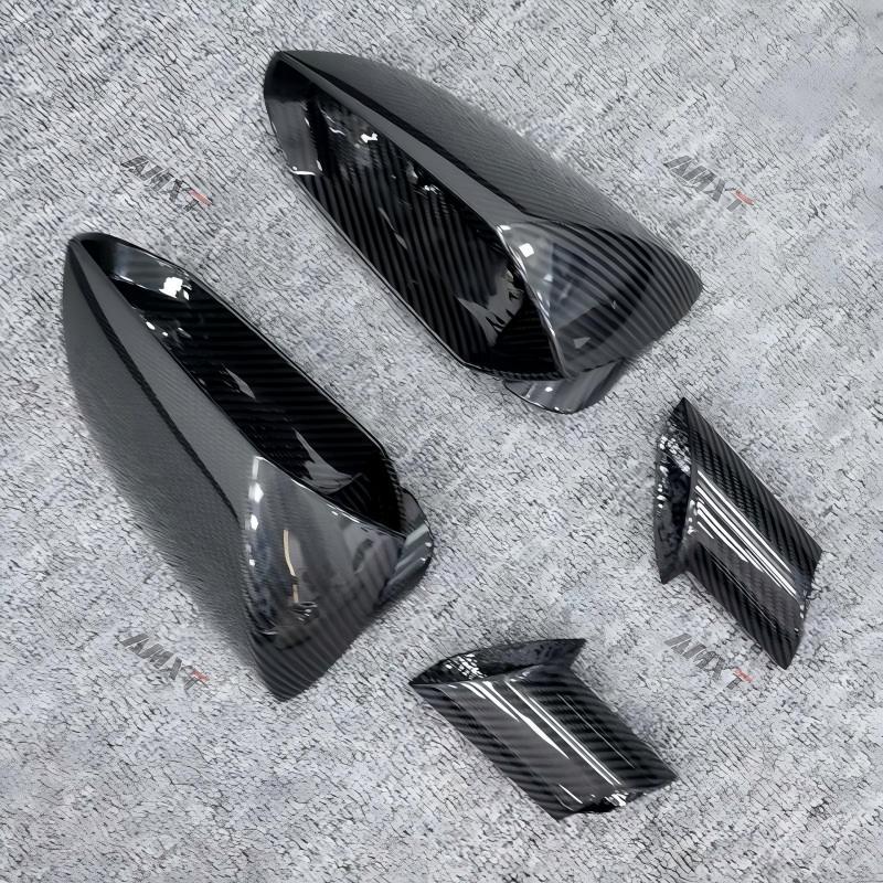 Dry Carbon Fiber Rearview Mirror Cover Shell Housing for Aventador S SVJ Roadster LP700 LP720 LP740 LP750 2017 2020