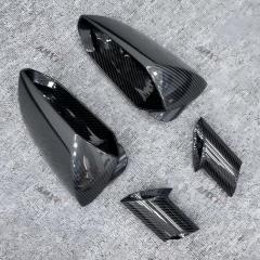 Dry Carbon Fiber Rearview Mirror Cover Shell Housing for Aventador S SVJ Roadster LP700 LP720 LP740 LP750 2017 2020