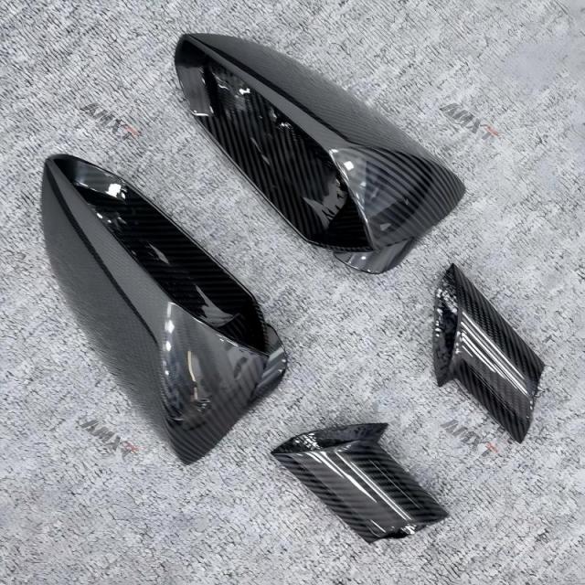 Dry Carbon Fiber Rearview Mirror Cover Shell Housing for Aventador S SVJ Roadster LP700 LP720 LP740 LP750 2017 2020