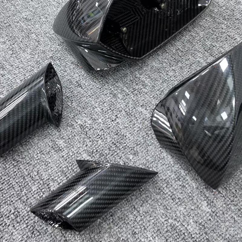 Dry Carbon Fiber Rearview Mirror Cover Shell Housing for Aventador S SVJ Roadster LP700 LP720 LP740 LP750 2017 2020