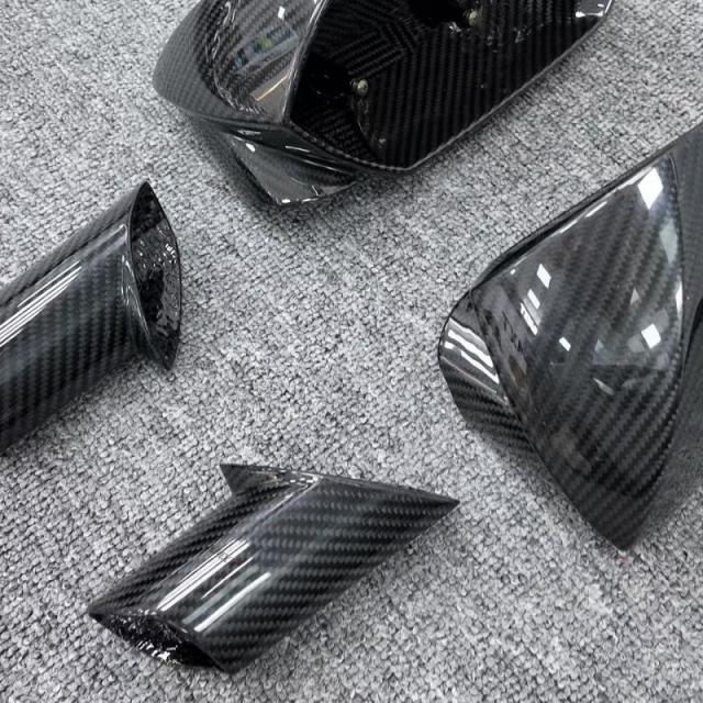 Dry Carbon Fiber Rearview Mirror Cover Shell Housing for Aventador S SVJ Roadster LP700 LP720 LP740 LP750 2017 2020