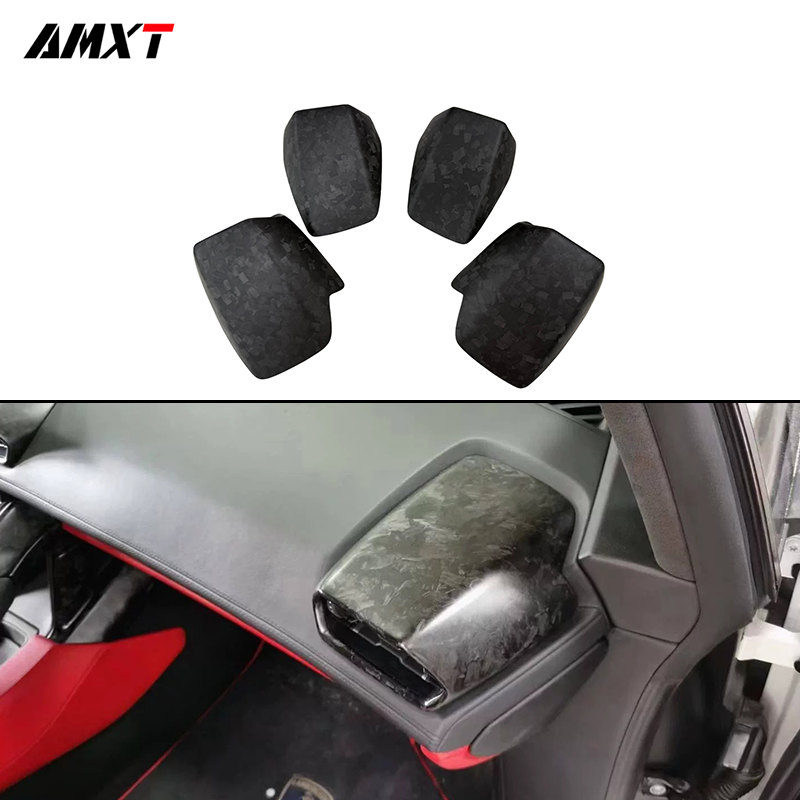 Dry Carbon Fiber Sports Interior AC Cover Vent Air Conditioner Outlet for Lamborghini Huracan