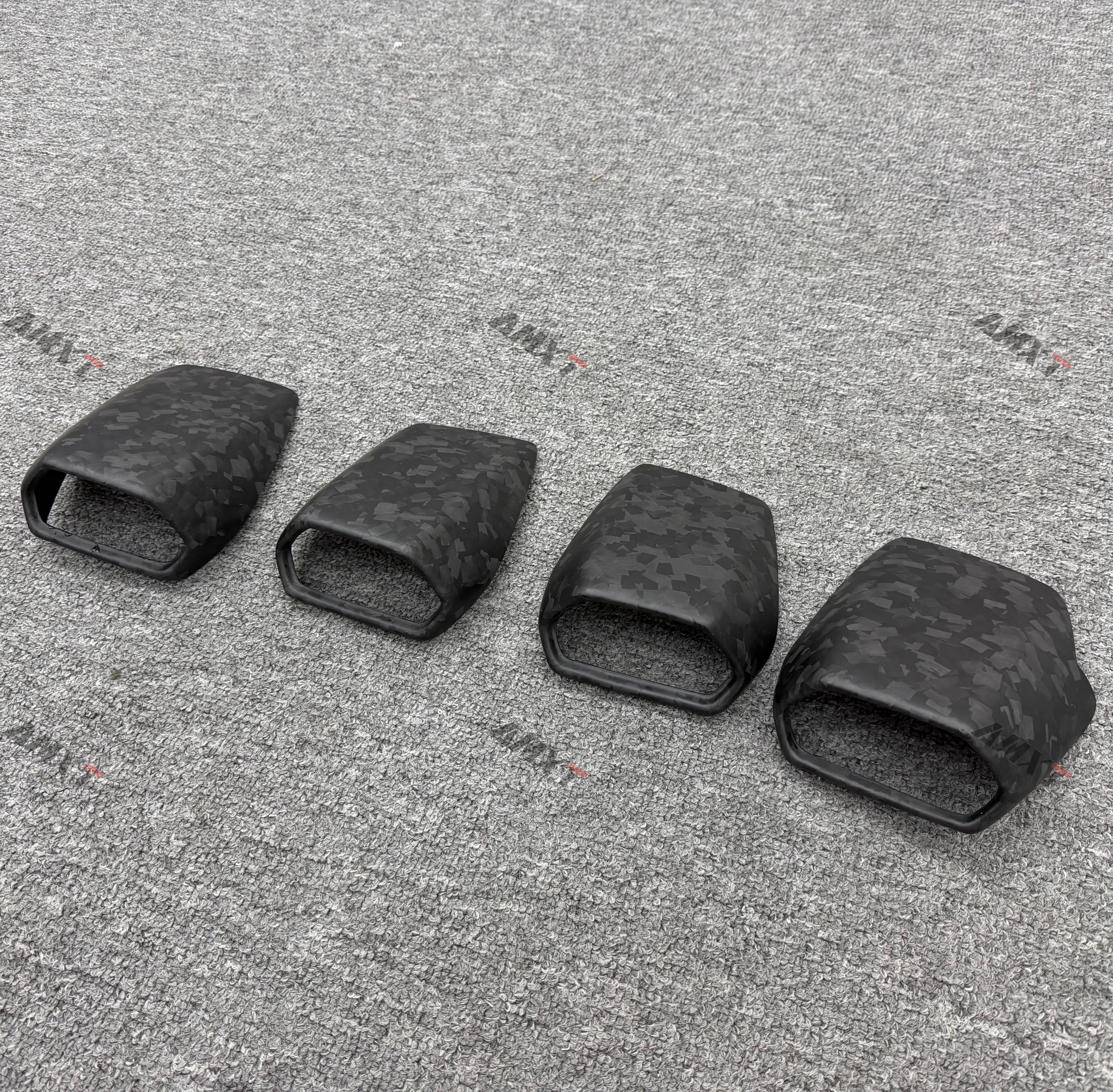 Dry Carbon Fiber Sports Interior AC Cover Vent Air Conditioner Outlet for Lamborghini Huracan
