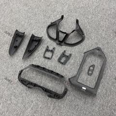 Dry Carbon Fiber Interior Parts Steering Wheel Cover Center Console Display Cover for Mclaren 750S