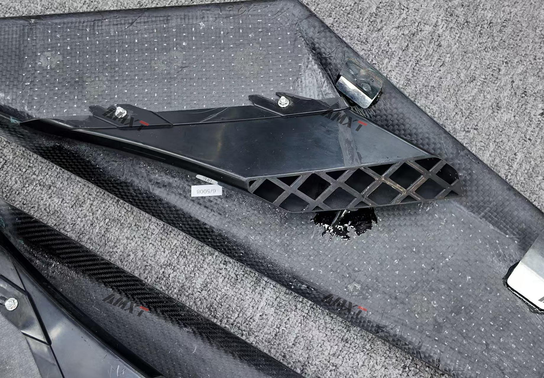 Dry Carbon Fiber SVJ Roof Scoop Vent Air Intake for Lamborghini Aventador S SV