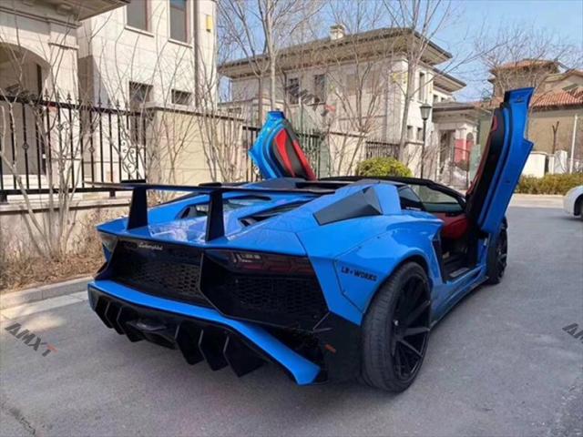 Dry Carbon Fiber SVJ Roof Scoop Vent Air Intake for Lamborghini Aventador S SV