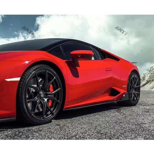 High Quality Fast Delivery Whole Sale Price Dry Carbon Fiber Vors Side Skirt Body Kits for Lamborghini Huracan LP580 LP610