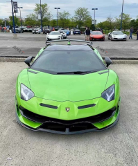 High Quality Fast Delivery Whole Sale Price Dry Carbon Fiber SVJ Front Bumper Body Kits for Lamborghini Aventador LP700/LP720S