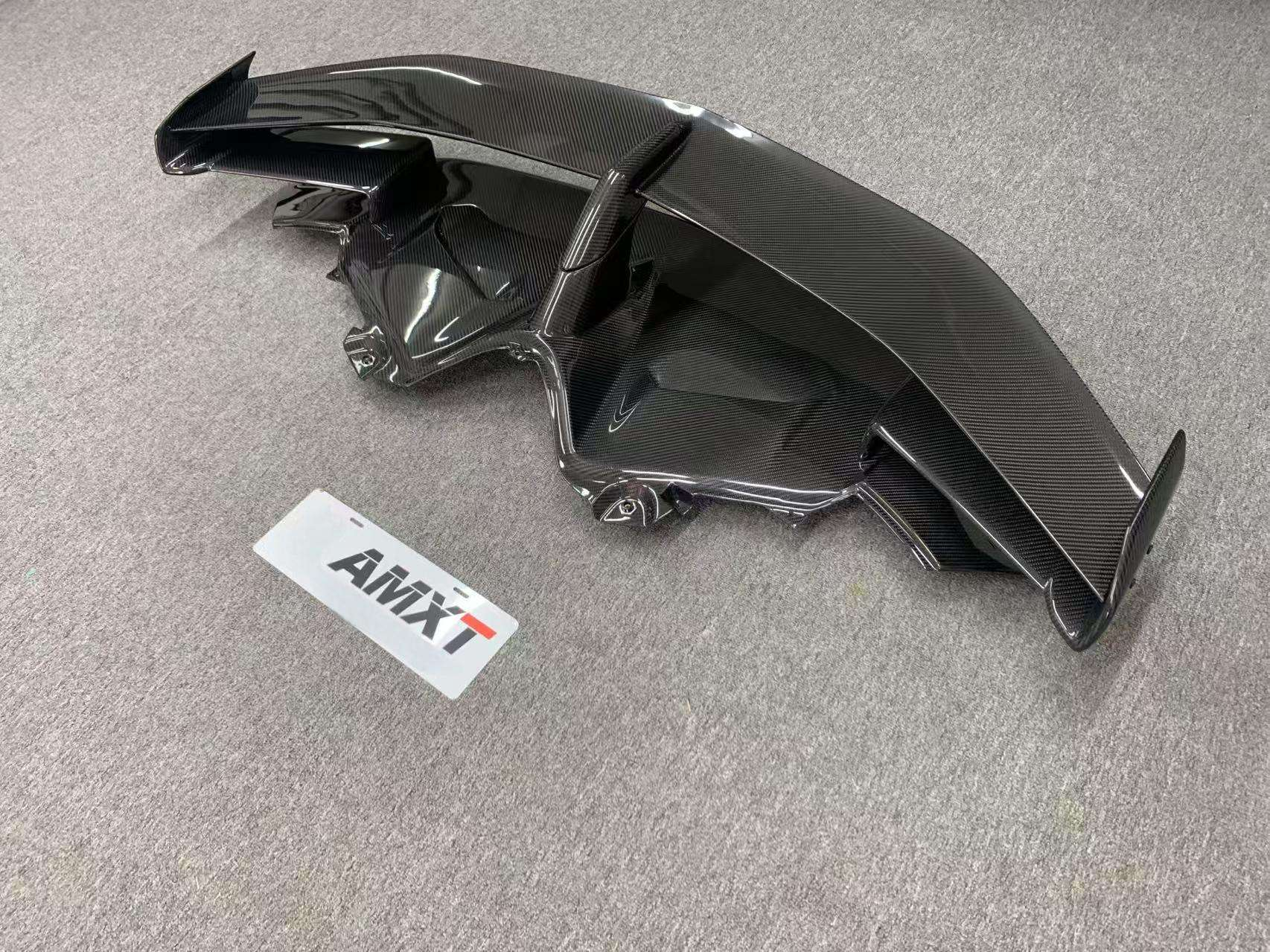 SVJ Style Spoiler Rear Wing High Quality Fast Delivery Dry Carbon Fiber Body Kits for Lamborghini Aventador