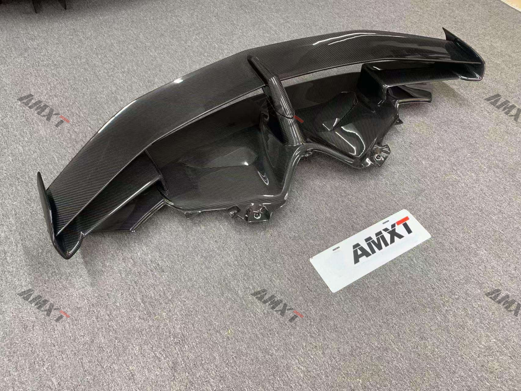 SVJ Style Spoiler Rear Wing High Quality Fast Delivery Dry Carbon Fiber Body Kits for Lamborghini Aventador