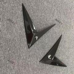 High Quality Dry Carbon Fiber Topcar Style Side Fender Vent Trim Carbon Black 100% Fittment Fast Delivery Whole Sale Price