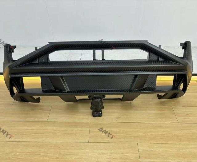 New High Quality Dry Carbon Fiber Car Rear Bumper for Gallardo-Bolt-On Installation Carbon Black 100% Fitment 2008-2013