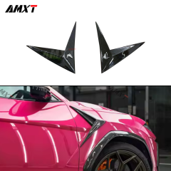 High Quality Dry Carbon Fiber Topcar Style Side Fender Vent Trim Carbon Black 100% Fittment Fast Delivery Whole Sale Price