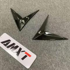 High Quality Dry Carbon Fiber Topcar Style Side Fender Vent Trim Carbon Black 100% Fittment Fast Delivery Whole Sale Price
