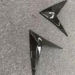 High Quality Dry Carbon Fiber Topcar Style Side Fender Vent Trim Carbon Black 100% Fittment Fast Delivery Whole Sale Price