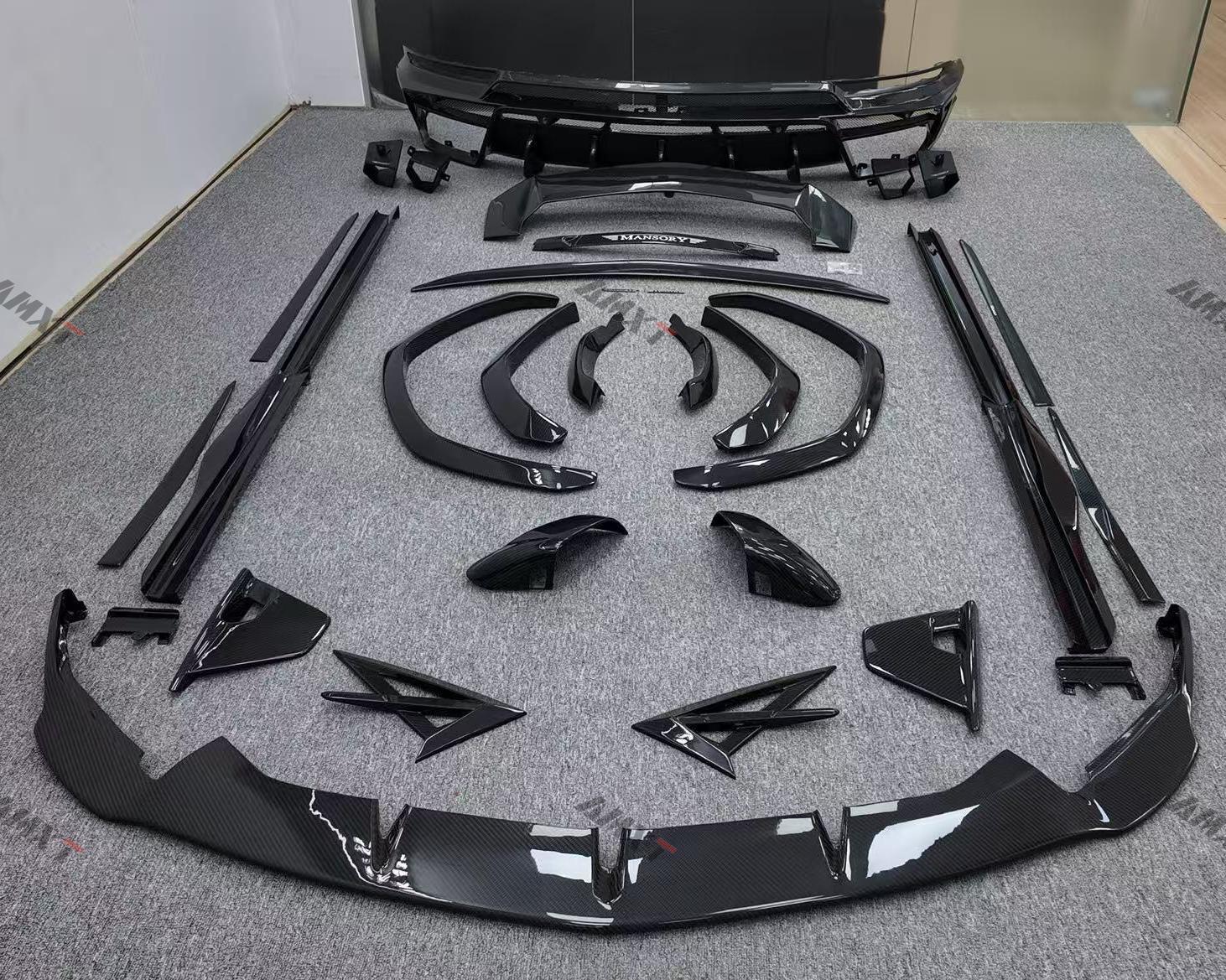 Urus Mansory Body Kits for Lamborghini Excellent Quality Fast Delivery Dry Carbon Fiber Front Lip Side Skirt Rear Diffuser Hood