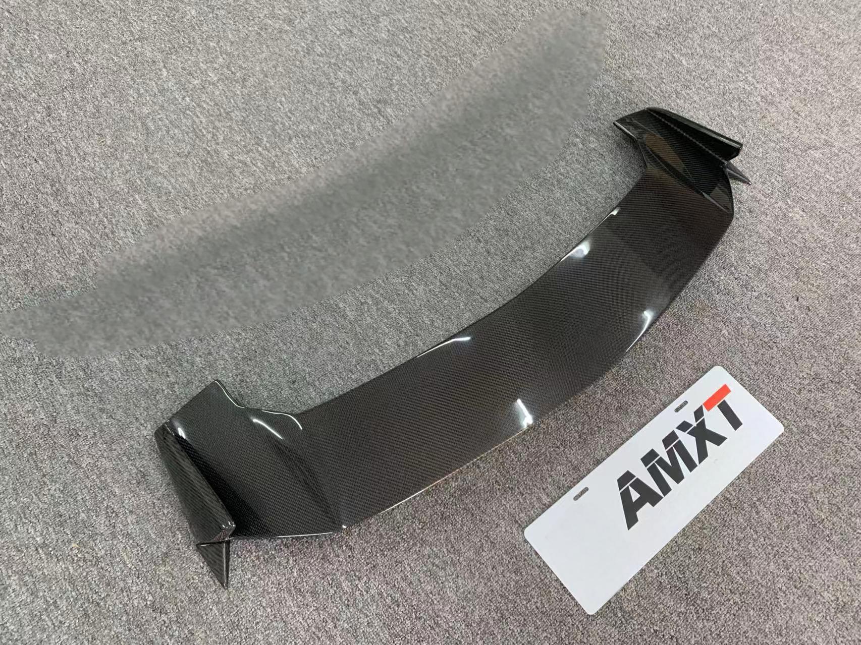Topcar High Quality Dry Carbon Fiber Roof Spoiler (Wing) for URUS-Carbon Black Polished Finish Fast Delivery
