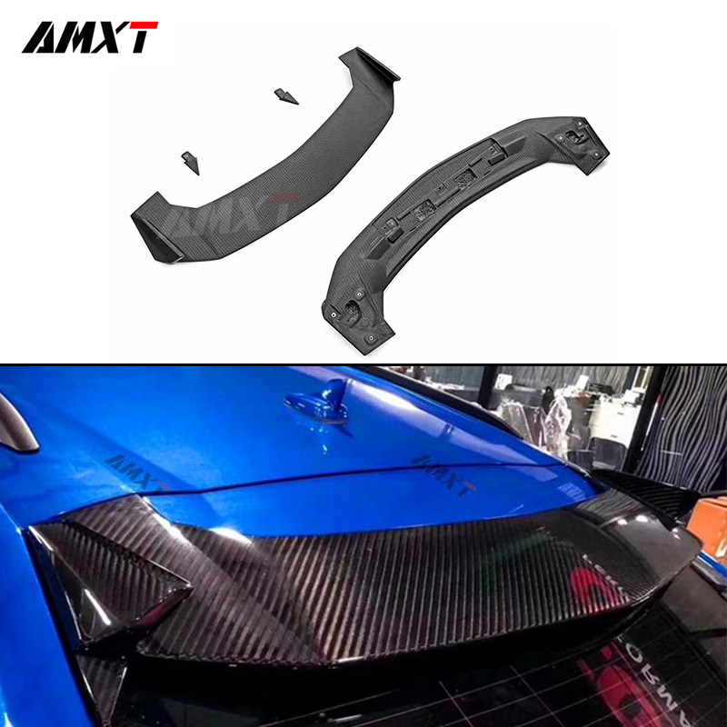 Topcar High Quality Dry Carbon Fiber Roof Spoiler (Wing) for URUS-Carbon Black Polished Finish Fast Delivery