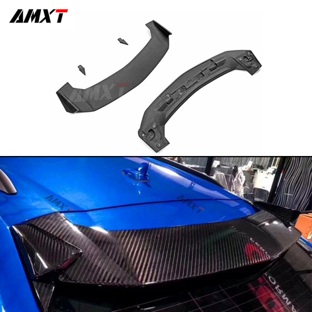 Topcar High Quality Dry Carbon Fiber Roof Spoiler (Wing) for URUS-Carbon Black Polished Finish Fast Delivery