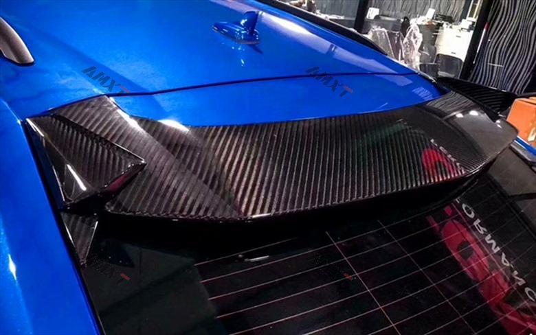 Topcar High Quality Dry Carbon Fiber Roof Spoiler (Wing) for URUS-Carbon Black Polished Finish Fast Delivery