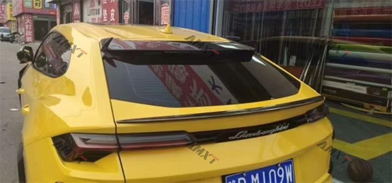 Topcar High Quality Dry Carbon Fiber Roof Spoiler (Wing) for URUS-Carbon Black Polished Finish Fast Delivery