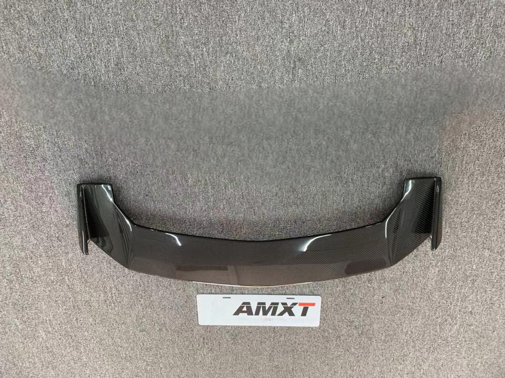 Topcar High Quality Dry Carbon Fiber Roof Spoiler (Wing) for URUS-Carbon Black Polished Finish Fast Delivery