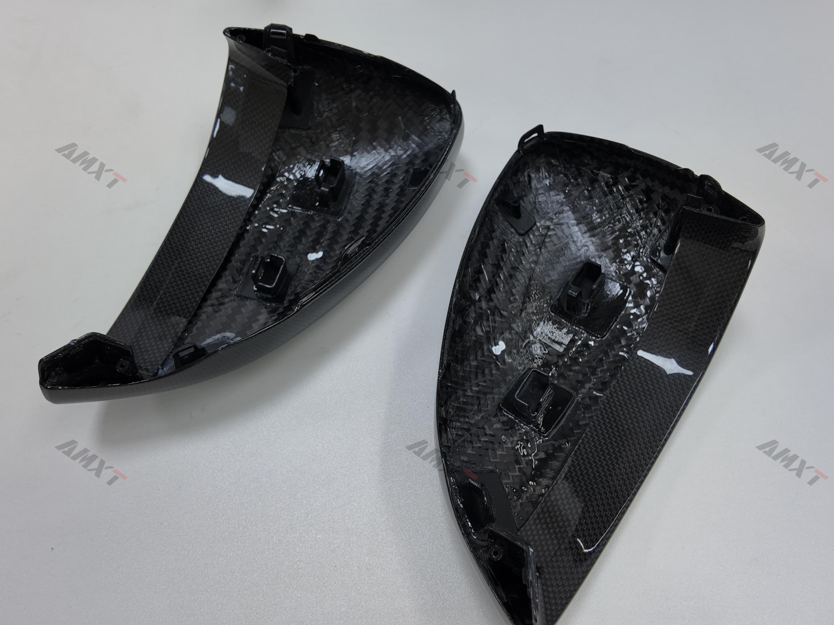 High Quality Fast Delivery Whole Sale Price Prepreg Dry Carbon Fiber Rear Mirror Cover Body Kits for Ferrari 296