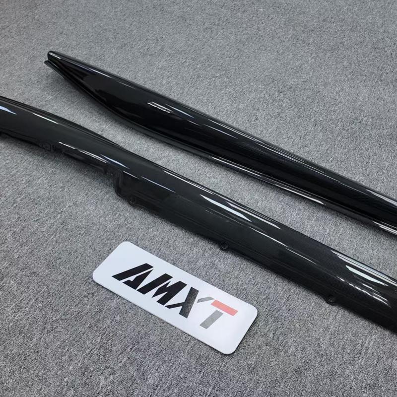 GTB Dry Carbon OEM Side Skirts for Ferrari 296 GTB-Black Easy Installation