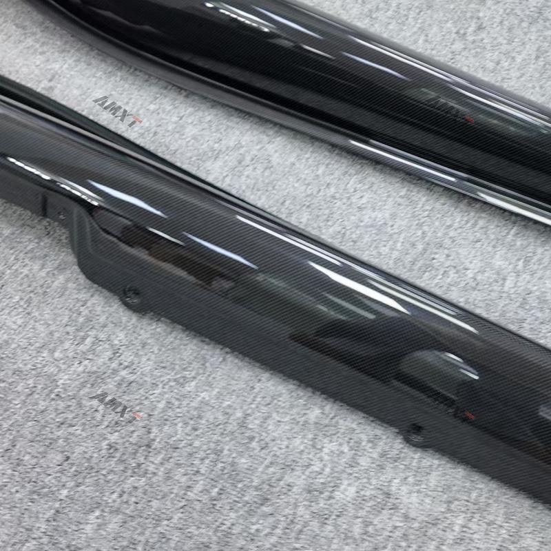 GTB Dry Carbon OEM Side Skirts for Ferrari 296 GTB-Black Easy Installation