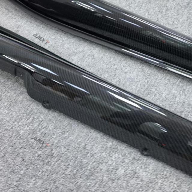 GTB Dry Carbon OEM Side Skirts for Ferrari 296 GTB-Black Easy Installation