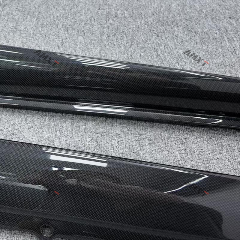 GTB Dry Carbon OEM Side Skirts for Ferrari 296 GTB-Black Easy Installation