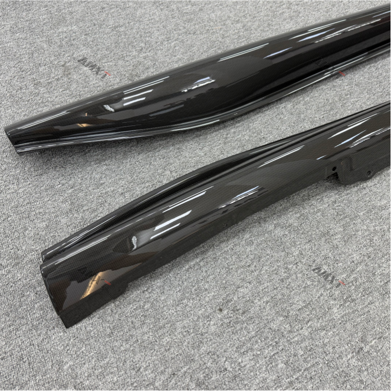 GTB Dry Carbon OEM Side Skirts for Ferrari 296 GTB-Black Easy Installation