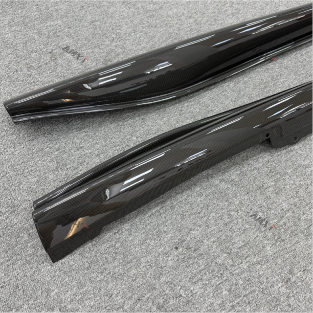 GTB Dry Carbon OEM Side Skirts for Ferrari 296 GTB-Black Easy Installation