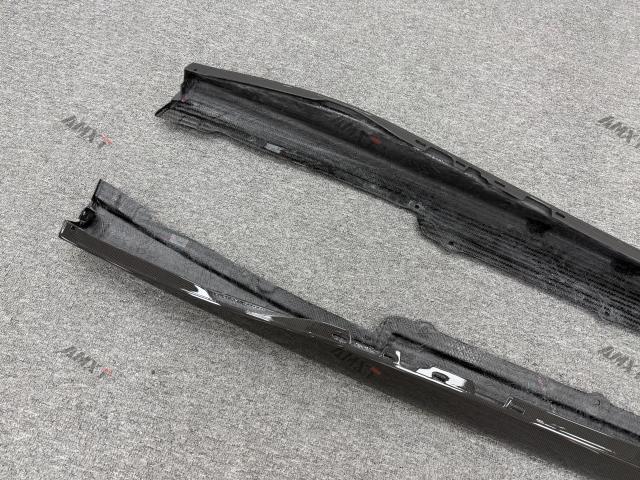 GTB Dry Carbon OEM Side Skirts for Ferrari 296 GTB-Black Easy Installation