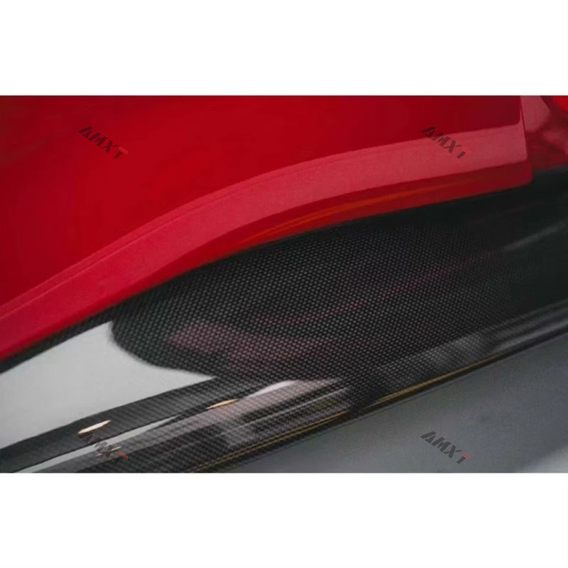 GTB Dry Carbon OEM Side Skirts for Ferrari 296 GTB-Black Easy Installation