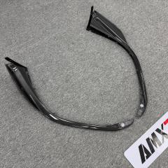 New Dry Carbon Black AP Style Bumper Front Corner Guard for 296 GTB-Bolt-On Installation