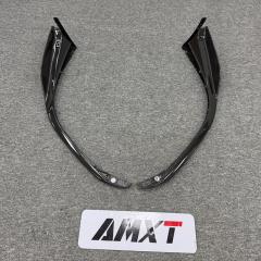 New Dry Carbon Black AP Style Bumper Front Corner Guard for 296 GTB-Bolt-On Installation