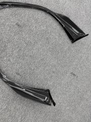 New Dry Carbon Black AP Style Bumper Front Corner Guard for 296 GTB-Bolt-On Installation