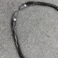 New Dry Carbon Black AP Style Bumper Front Corner Guard for 296 GTB-Bolt-On Installation