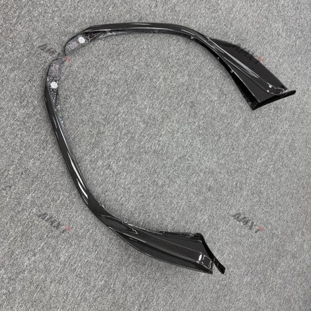 New Dry Carbon Black AP Style Bumper Front Corner Guard for 296 GTB-Bolt-On Installation