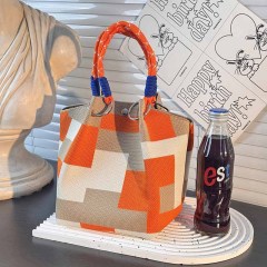 Orange+Brown Grid
