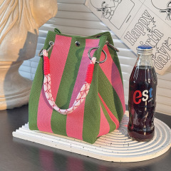 Pink+Green Stripes