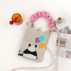 Beige Back panda