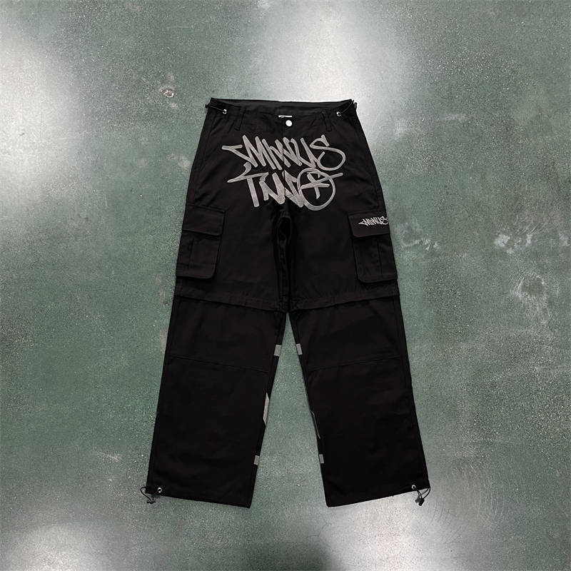 Minus Two Detachable Pants All Black Front Image 1