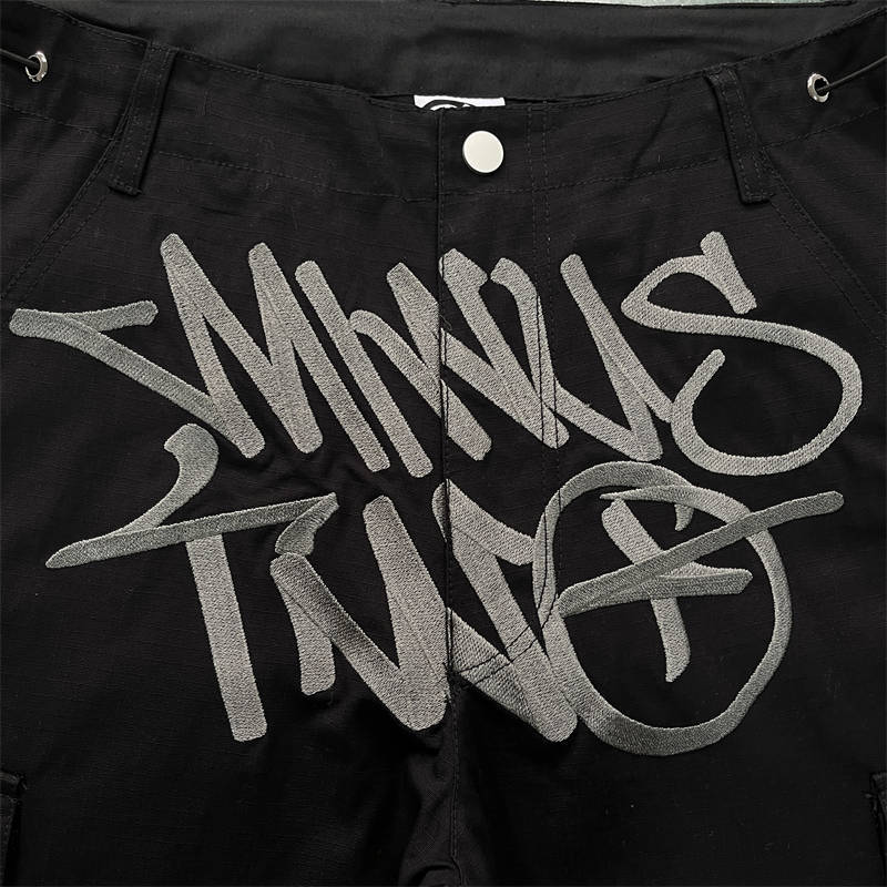 Minus Two Detachable Pants All Black Details Pics 1