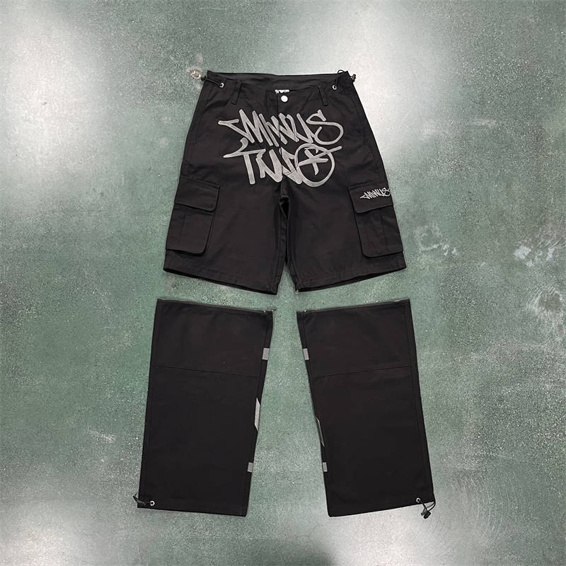 Minus Two Detachable Pants All Black Front Image 2